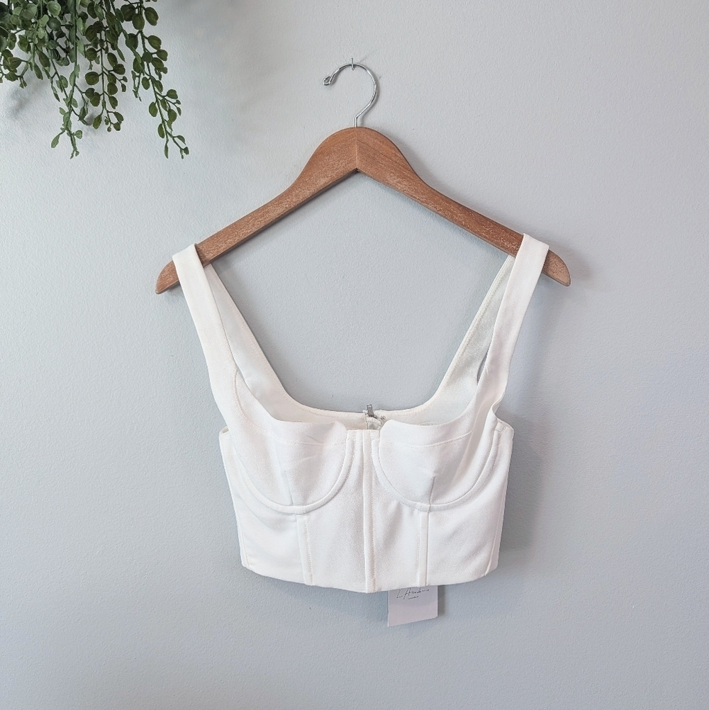 L'academie New White Women's Top Size Xs